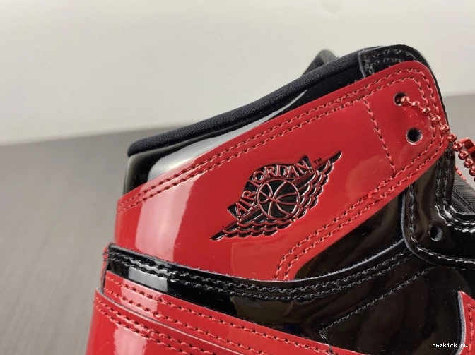 Rep Onekick 1 OG Jordan Air 555088-063 High Bred Patent 0524